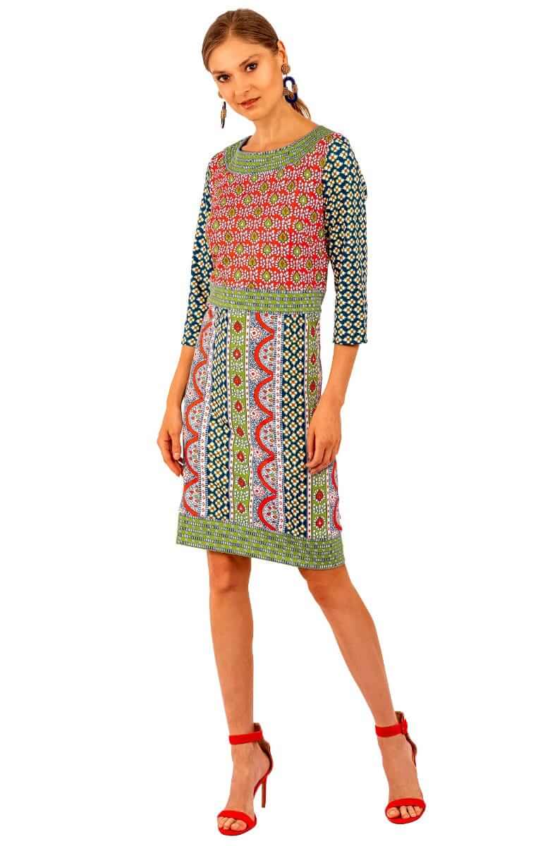 Print Pretty Dress - Paisley Park - Final Sale Navy