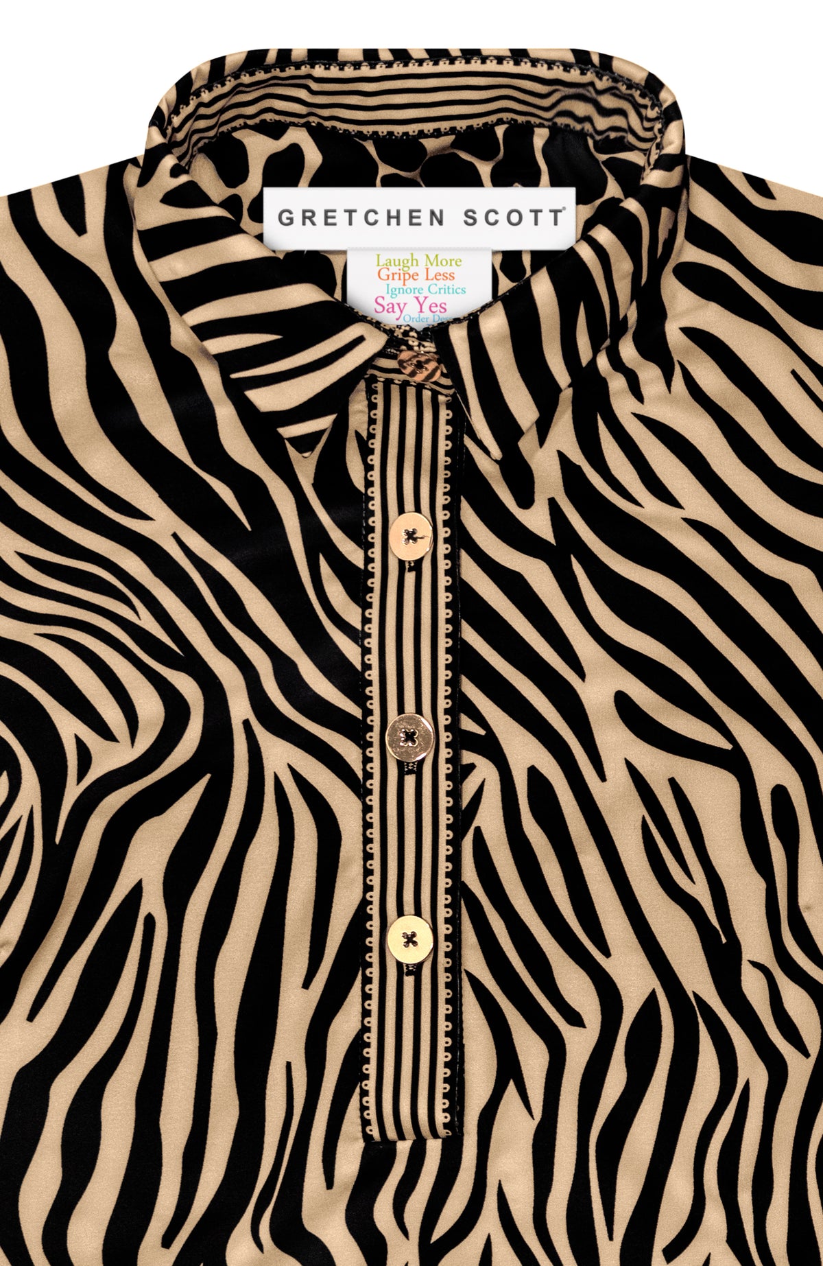 Everywhere Dress - Animal Instincts Zebra khaki