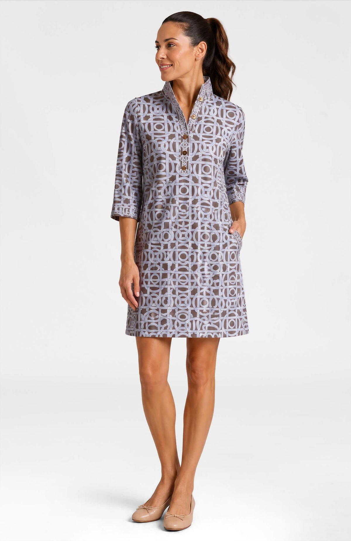 Everywhere Dress - Aubazine Brown