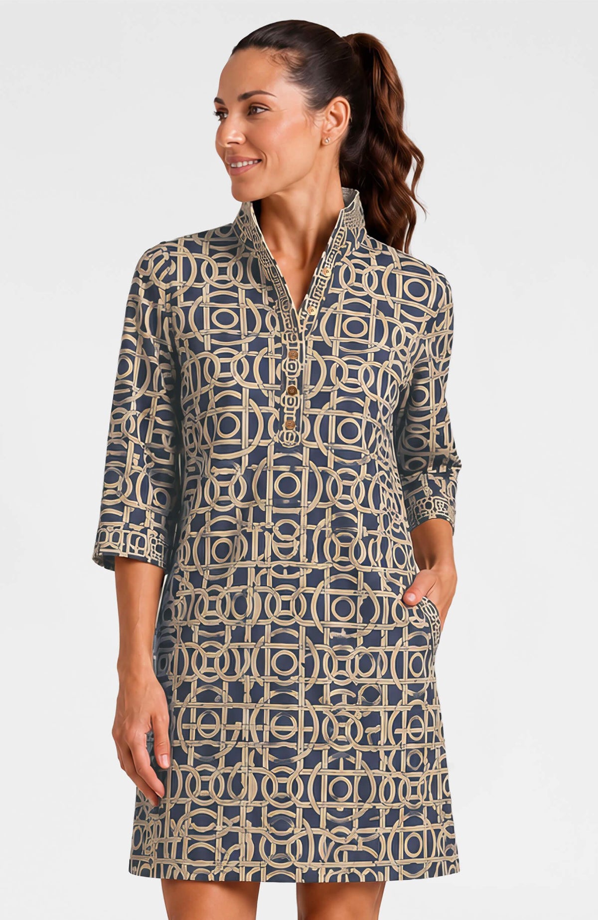 Everywhere Dress - Aubazine Navy