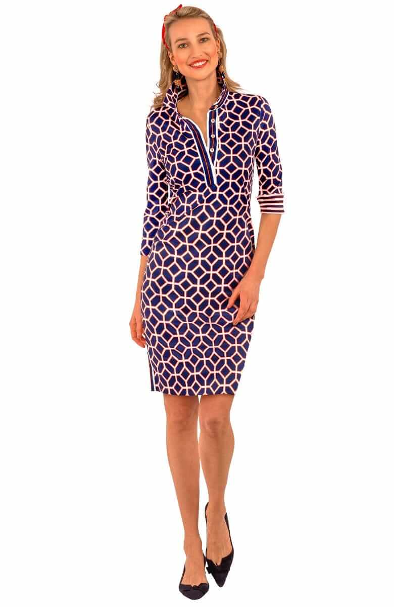 Jersey Everywhere Dress - Lucy In The Sky With Diamonds Navy