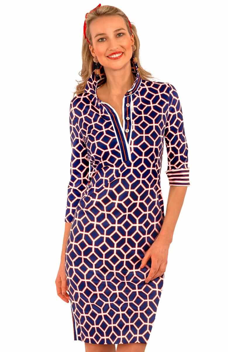 Jersey Everywhere Dress - Lucy In The Sky With Diamonds Navy