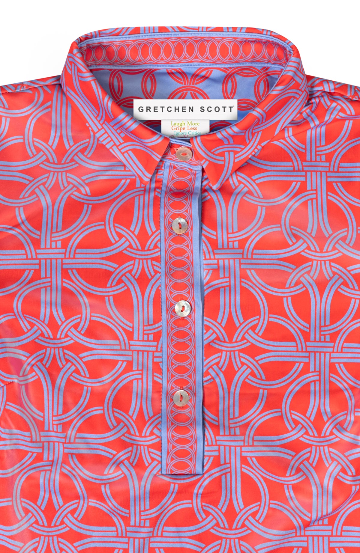 Everywhere Dress - Ring Toss Coral