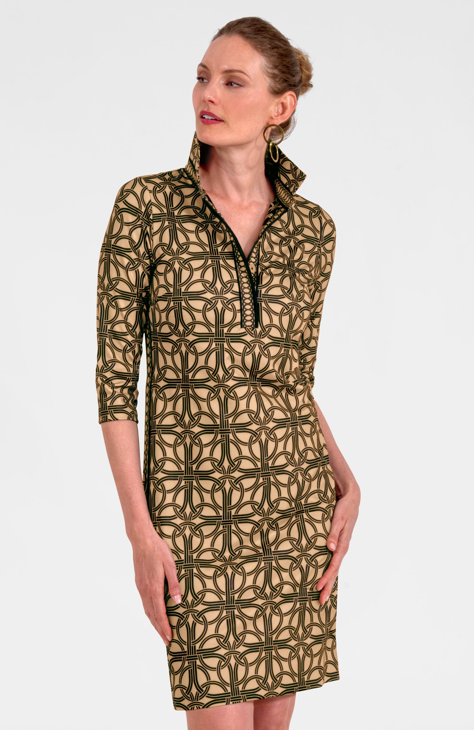 Everywhere Dress - Ring Toss Champagne