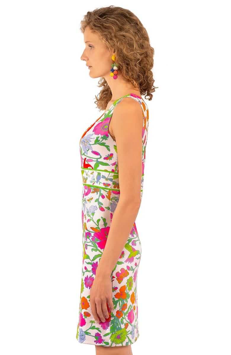 Jersey Harlot Dress - Birds And The Bees - Final Sale Brights