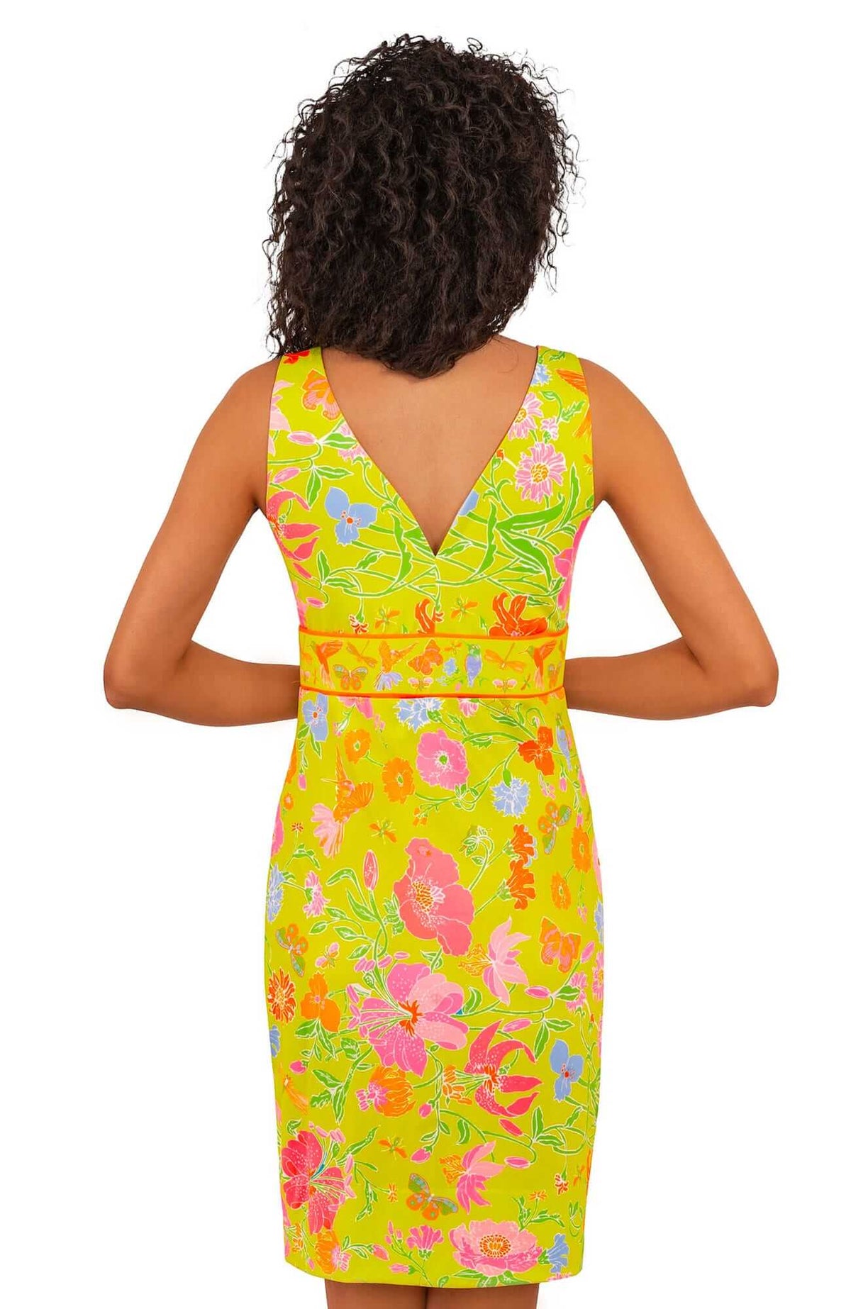 Jersey Harlot Dress - Birds And The Bees - Final Sale Lime