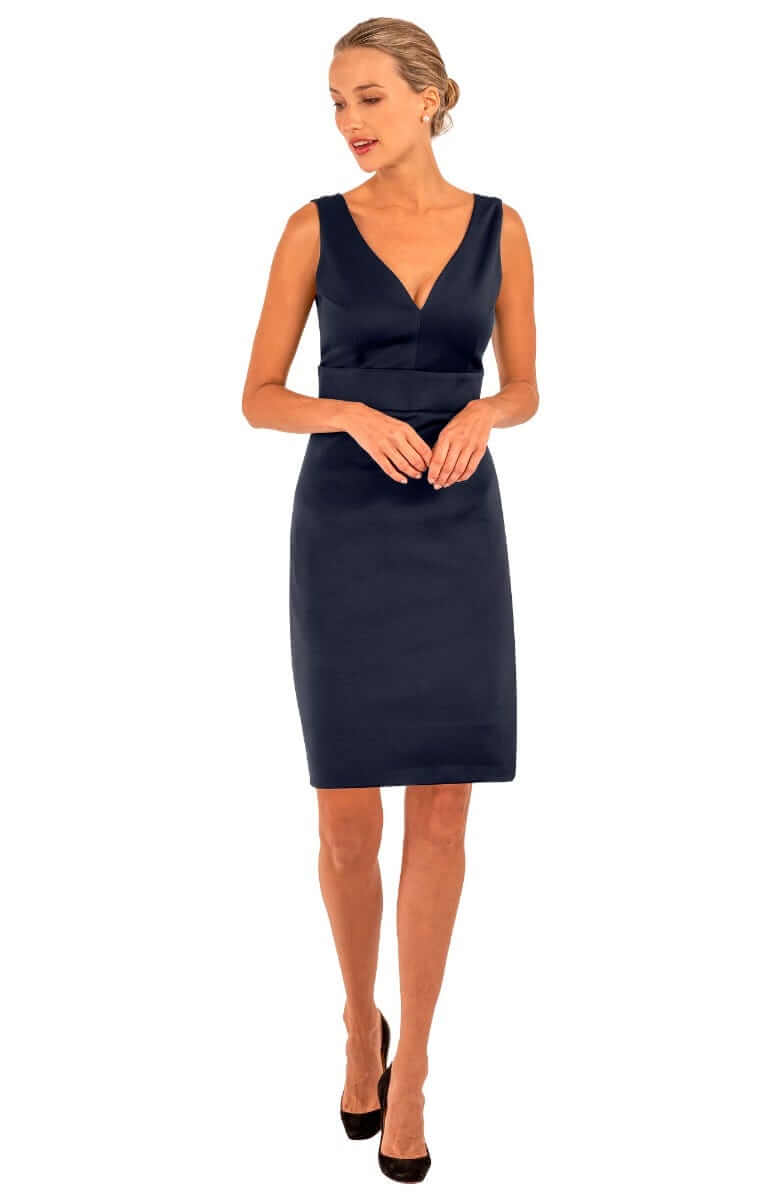 The Harlot Dress - Solid Navy