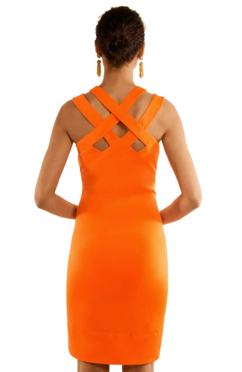 Jersey Hotsie Totsie Dress - Solid Orange