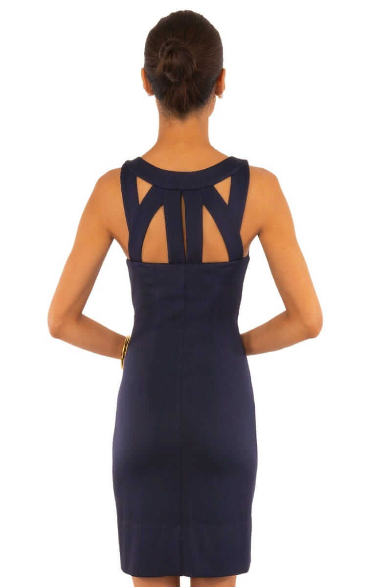 Jersey Isosceles Dress - Solid Navy