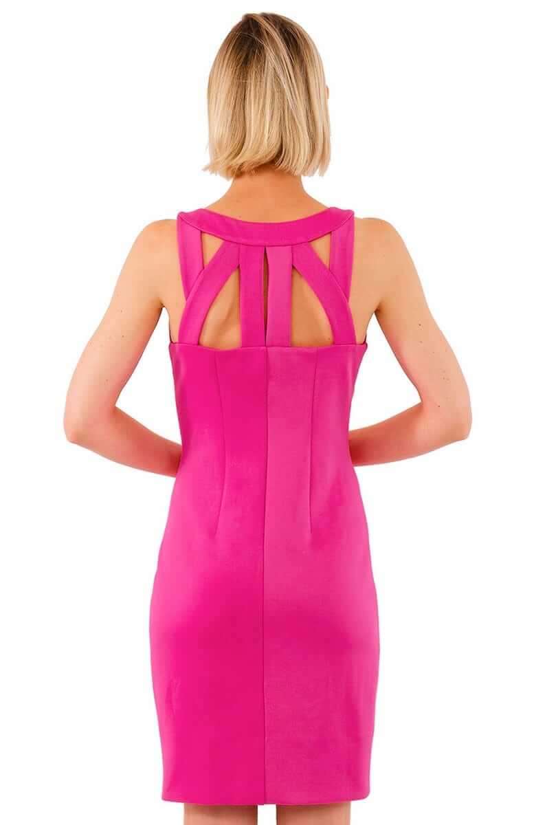 Jersey Isosceles Dress - Solid Pink