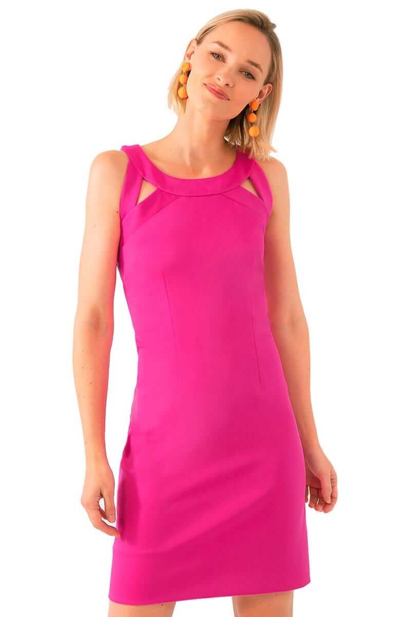 Jersey Isosceles Dress - Solid Pink