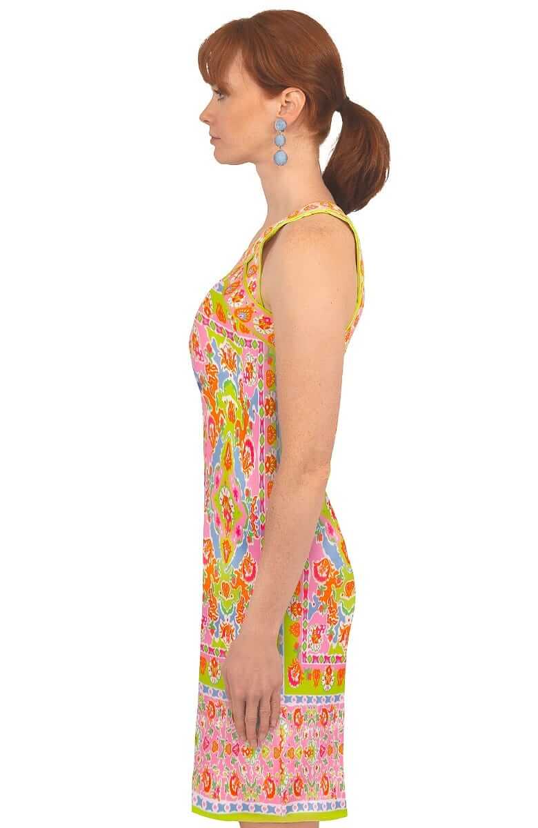 Isosceles Dress - Watteau - Final Sale Lime Pink