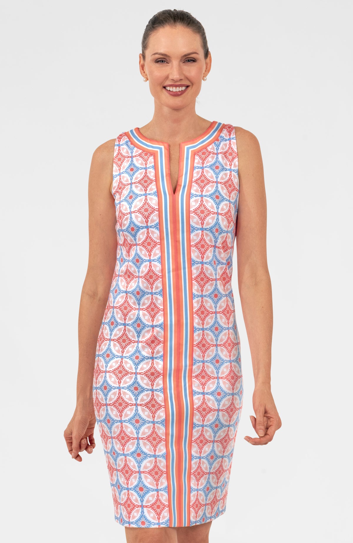 Plain Jane Dress - Smell The Roses Peri Coral