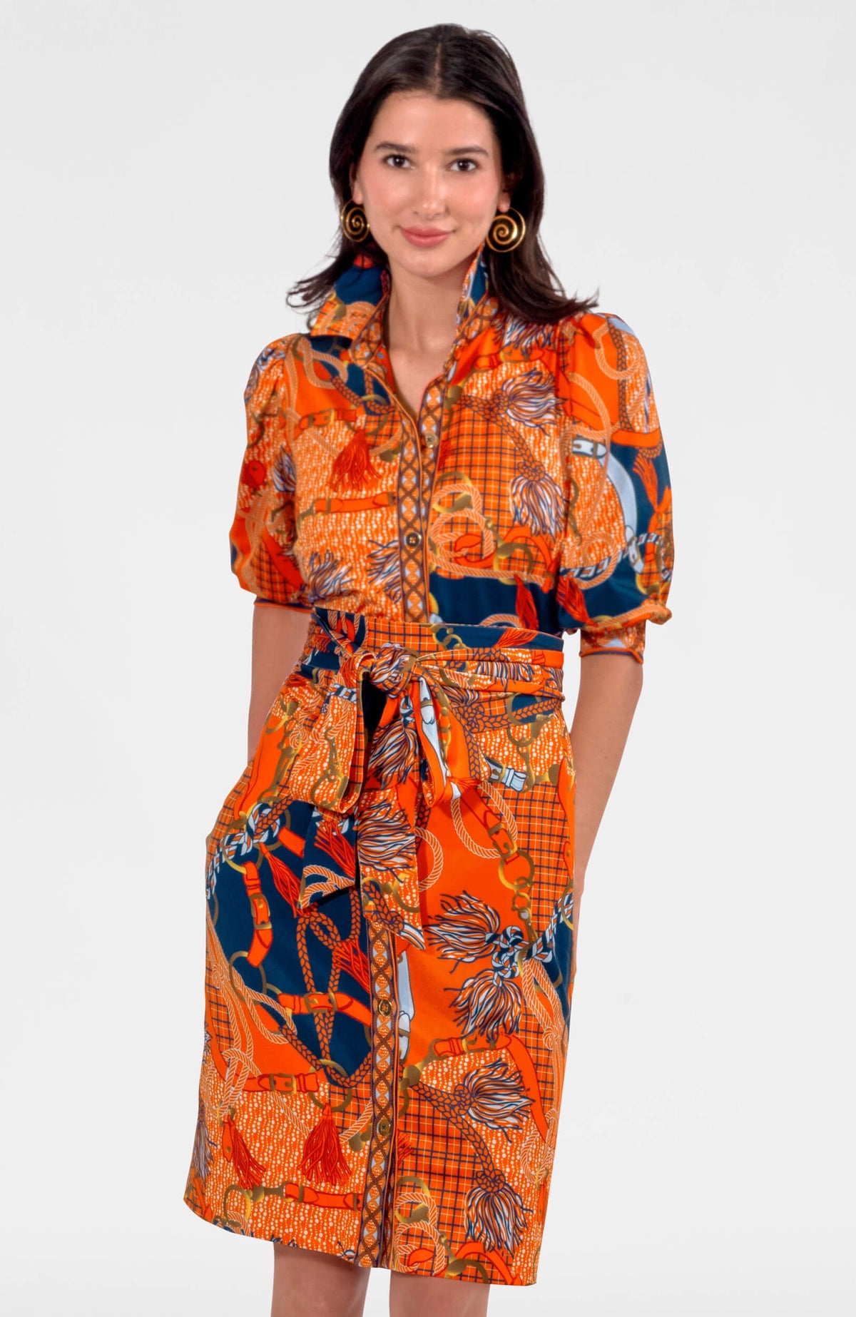 Swagger Dress- Ditto Orange