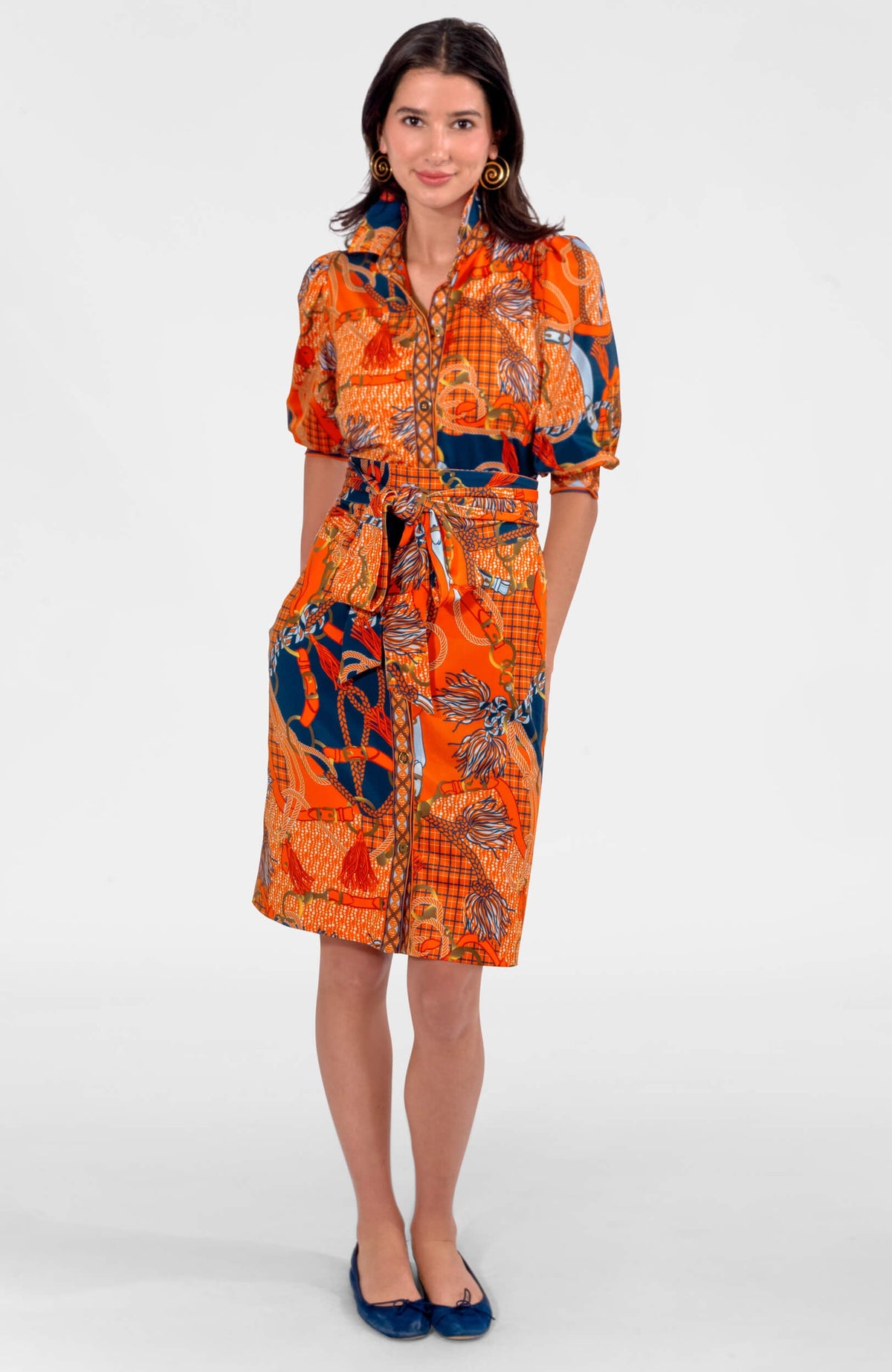 Swagger Dress- Ditto Orange