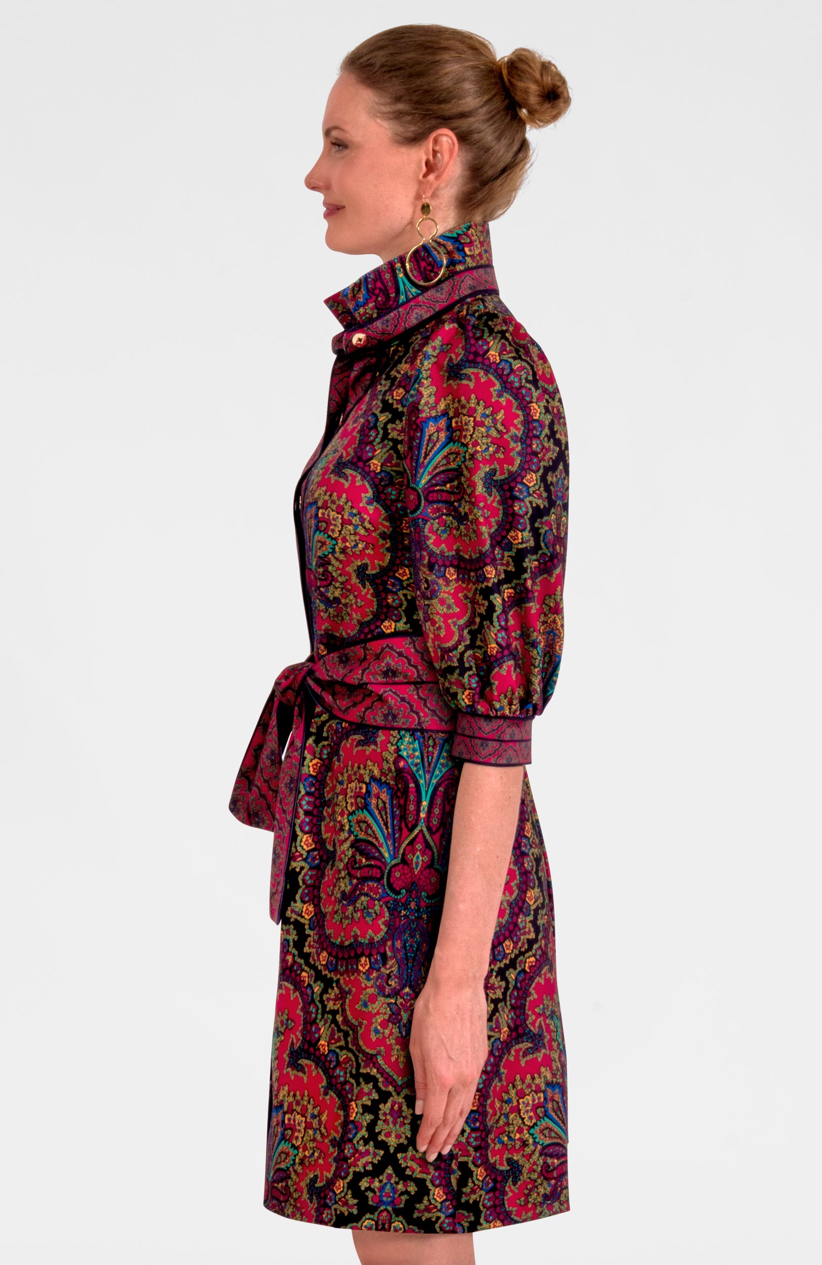 Swagger Dress - Passion Paisley Black
