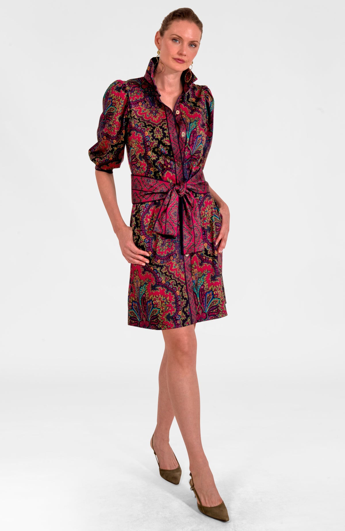 Swagger Dress - Passion Paisley Black