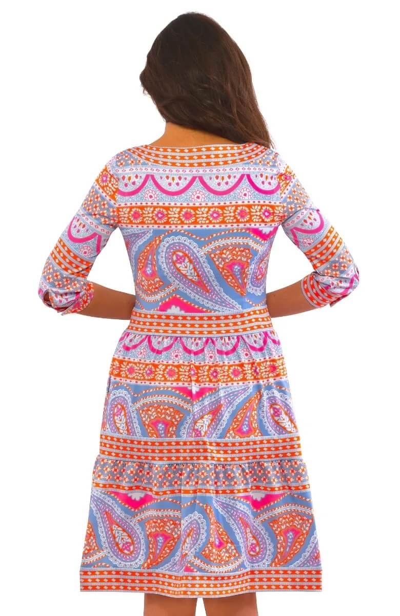 Square Dance Dress - Paisley Park Brights