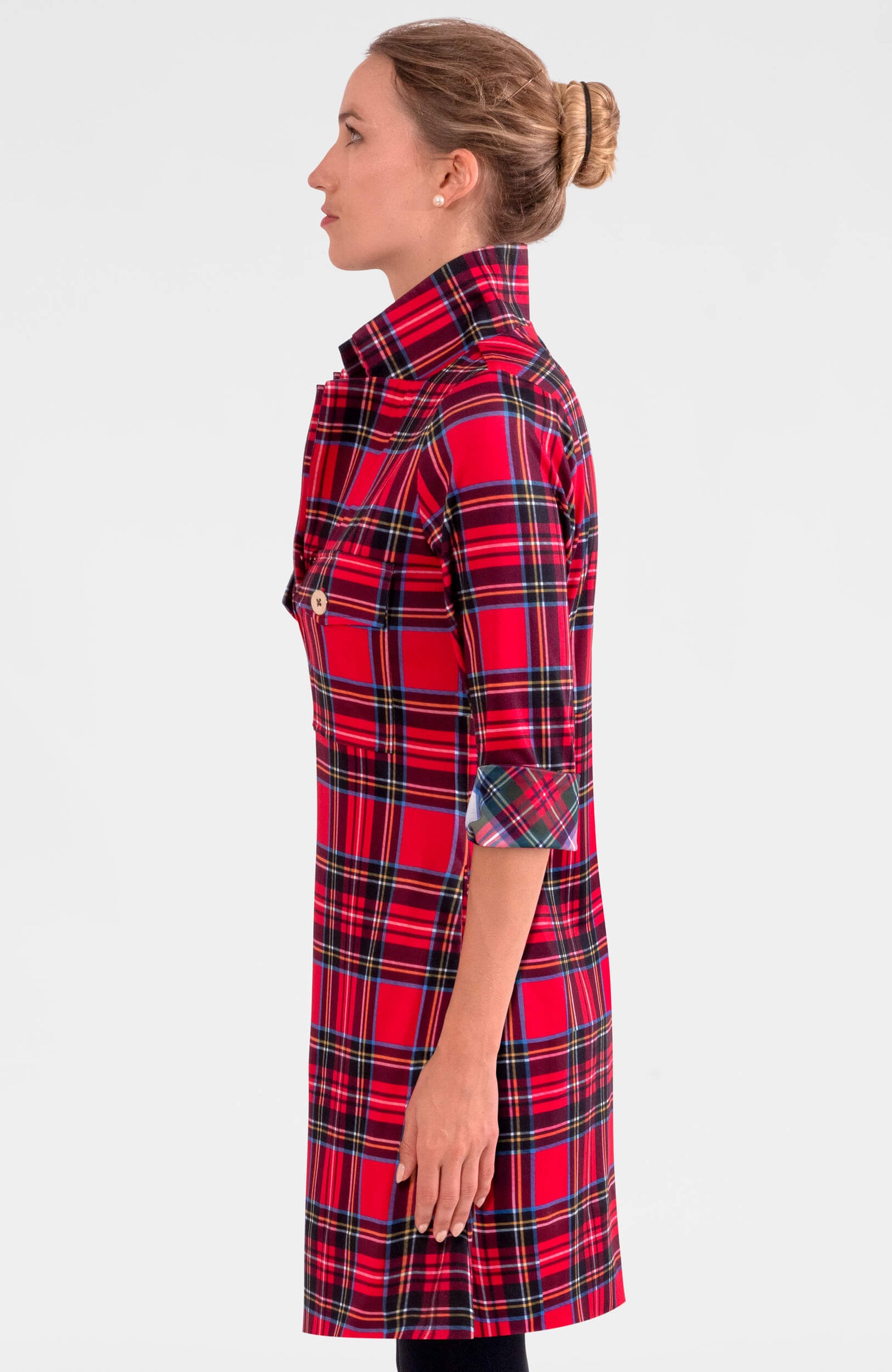 Alli Dress - Duke of York Red Multi