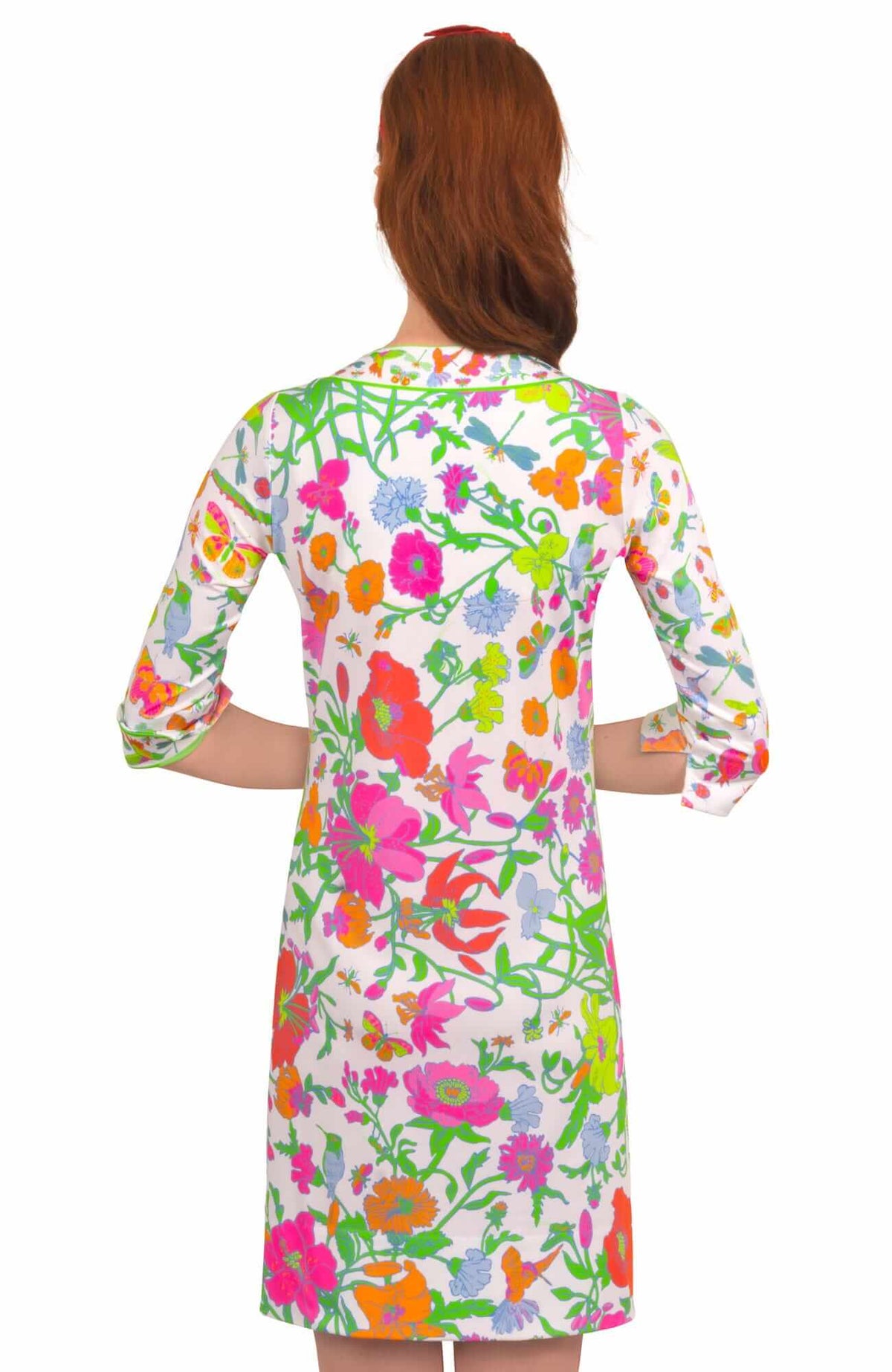 Jersey Swing Dress - Birds &amp; The Bees Brights