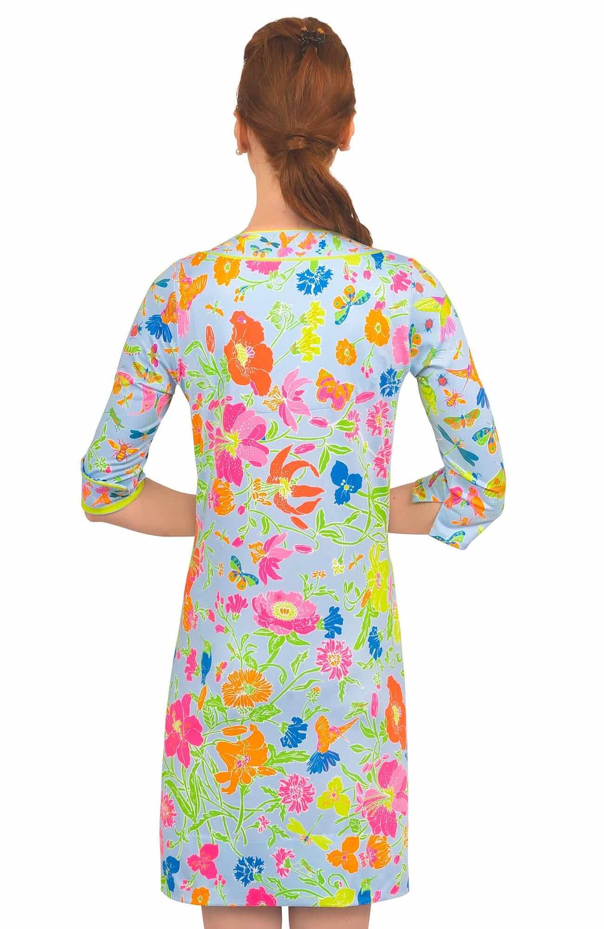 Jersey Swing Dress - Birds &amp; The Bees Periwinkle