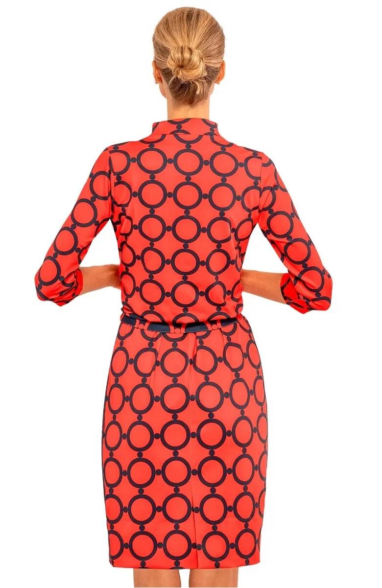 So Sexy Dress - Dip &amp; Dot W Red C