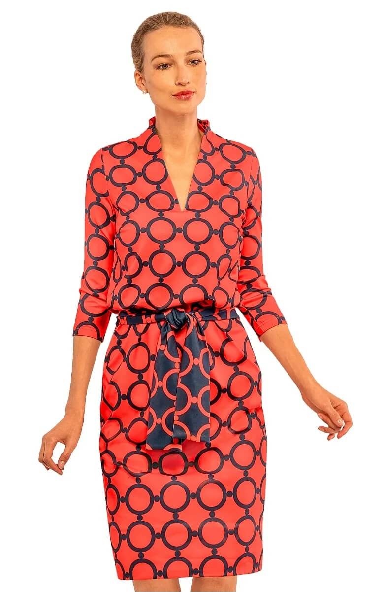So Sexy Dress - Dip & Dot - Final Sale W Red C