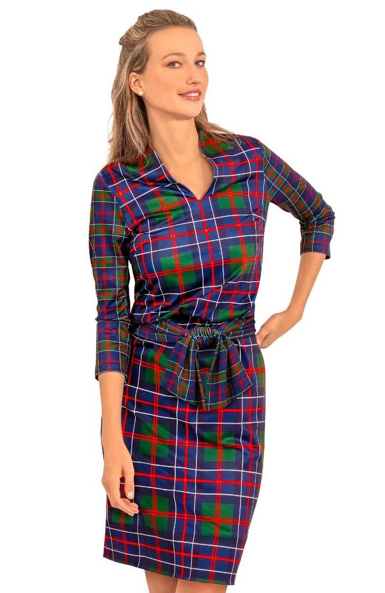 So Sexy Dress - Balmoral Plaid Multi