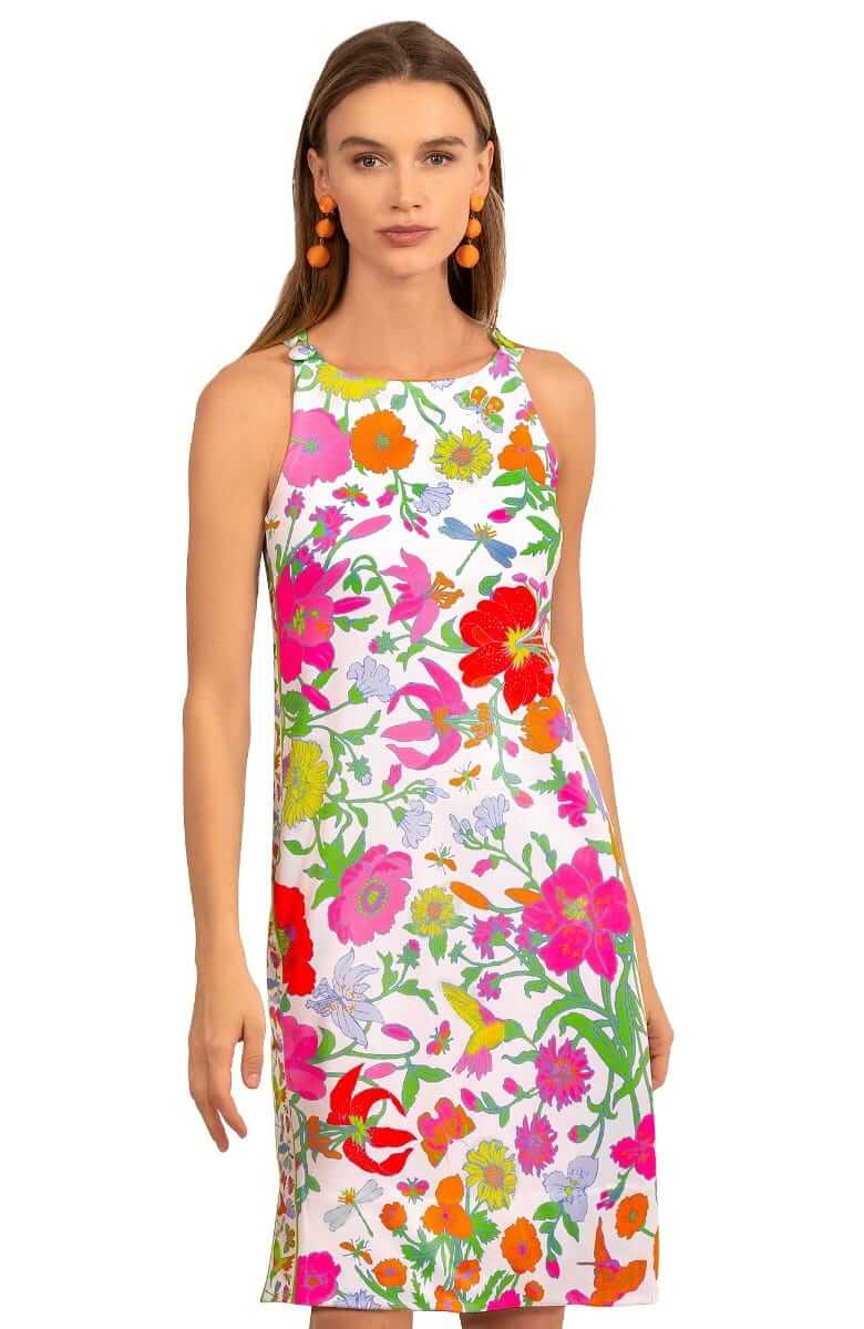 Jersey Slick Dress - Birds & The Bees Brights