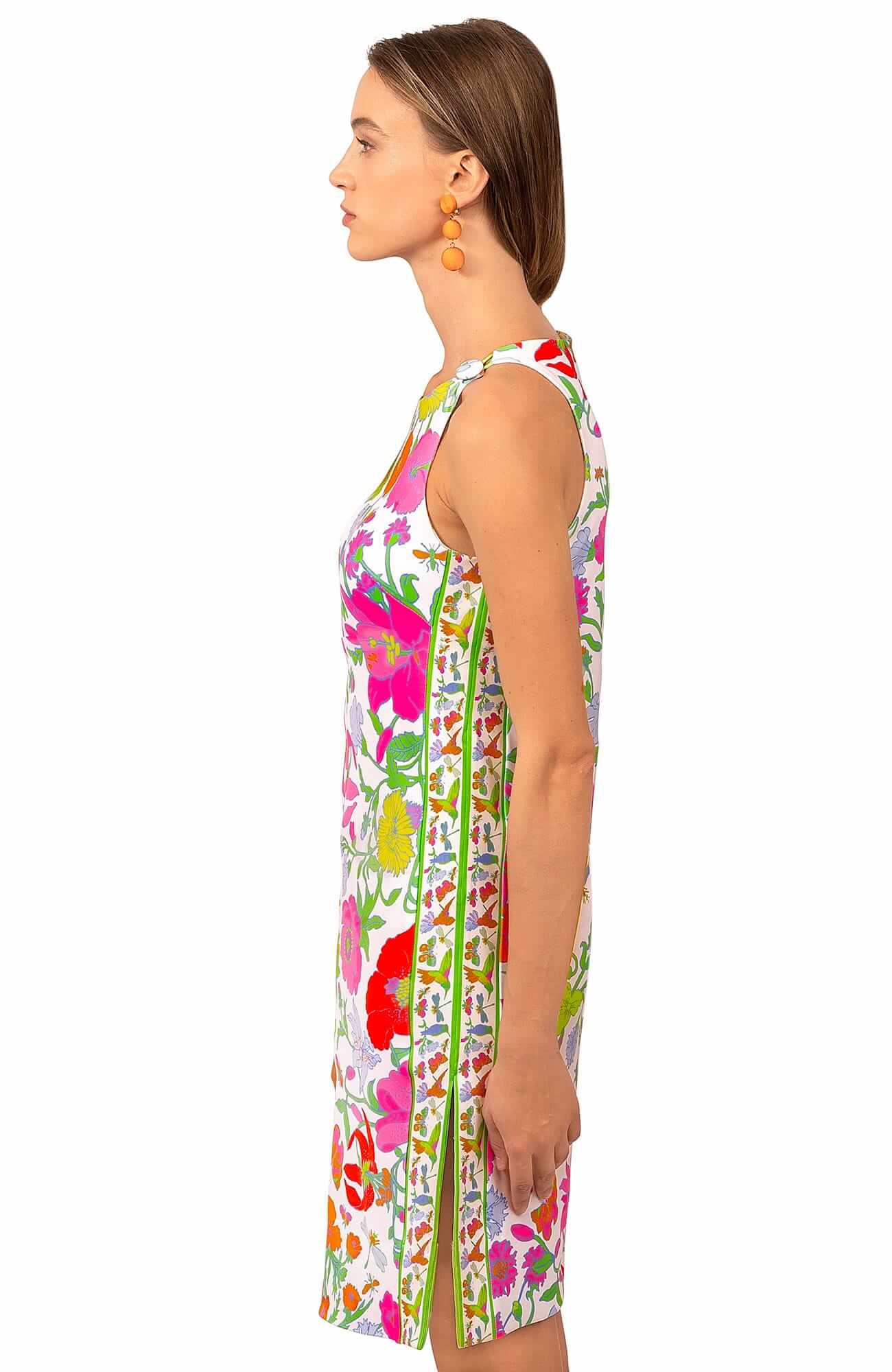 Jersey Slick Dress - Birds & The Bees Brights