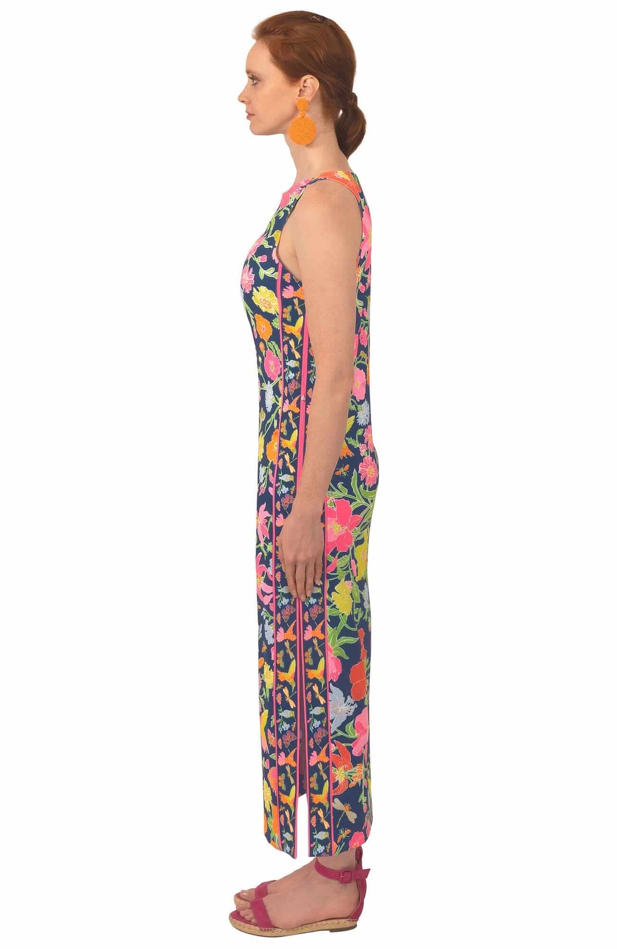 Jersey Slick Maxi Dress - Birds &amp; The Bees Navy