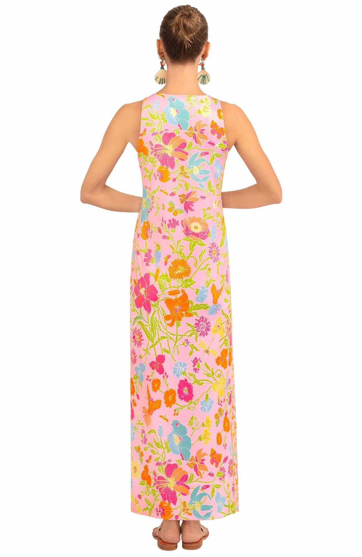 Jersey Slick Maxi Dress - Birds &amp; The Bees Pale Pink