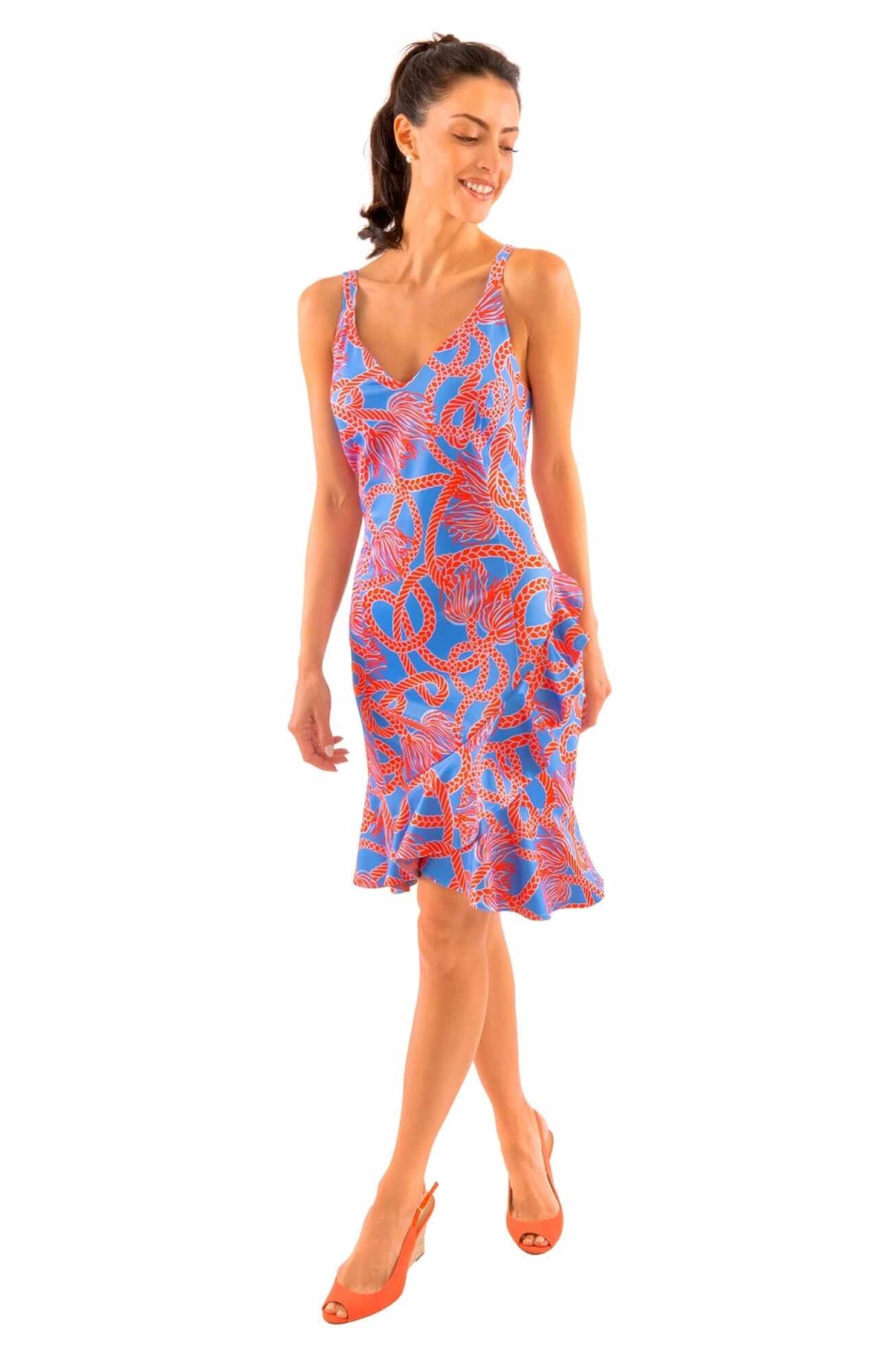 Jersey Slip Dress - Tassel Time - Final Sale Navy