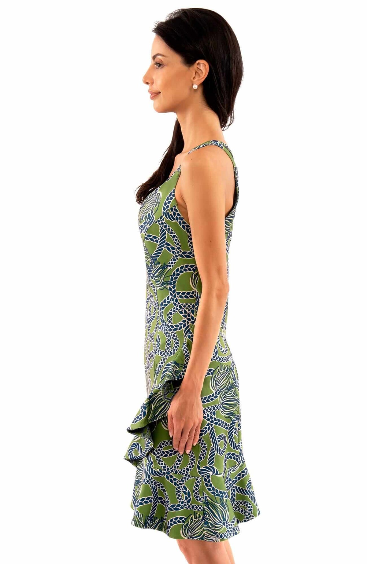 Jersey Slip Dress - Tassel Time - Final Sale Olive