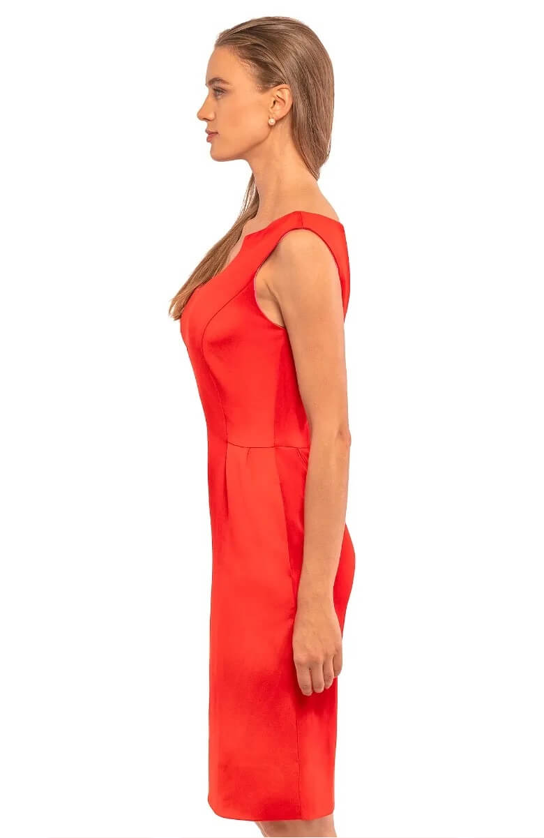 Sexy You Dress - Solid Crimson