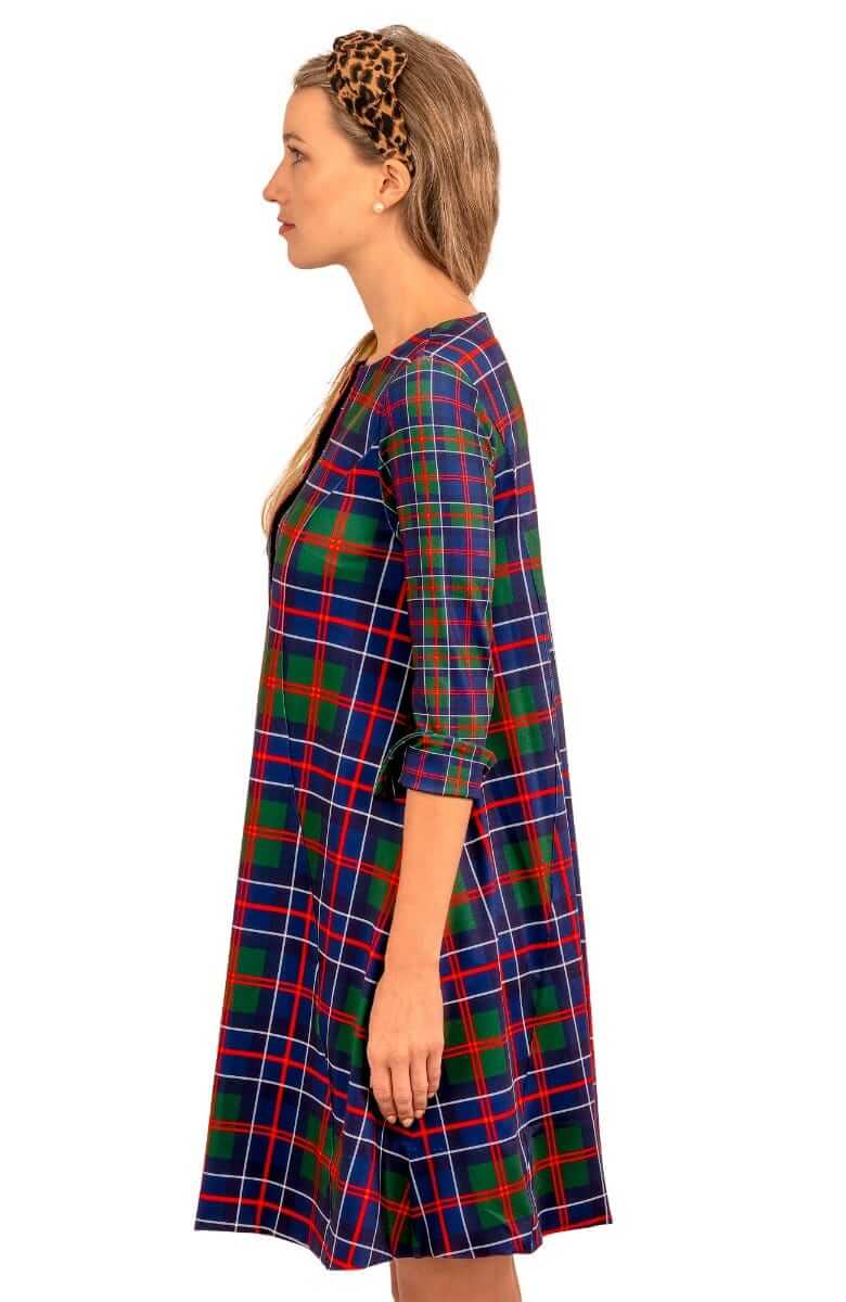 Ursula Dress - Balmoral Plaid Multi