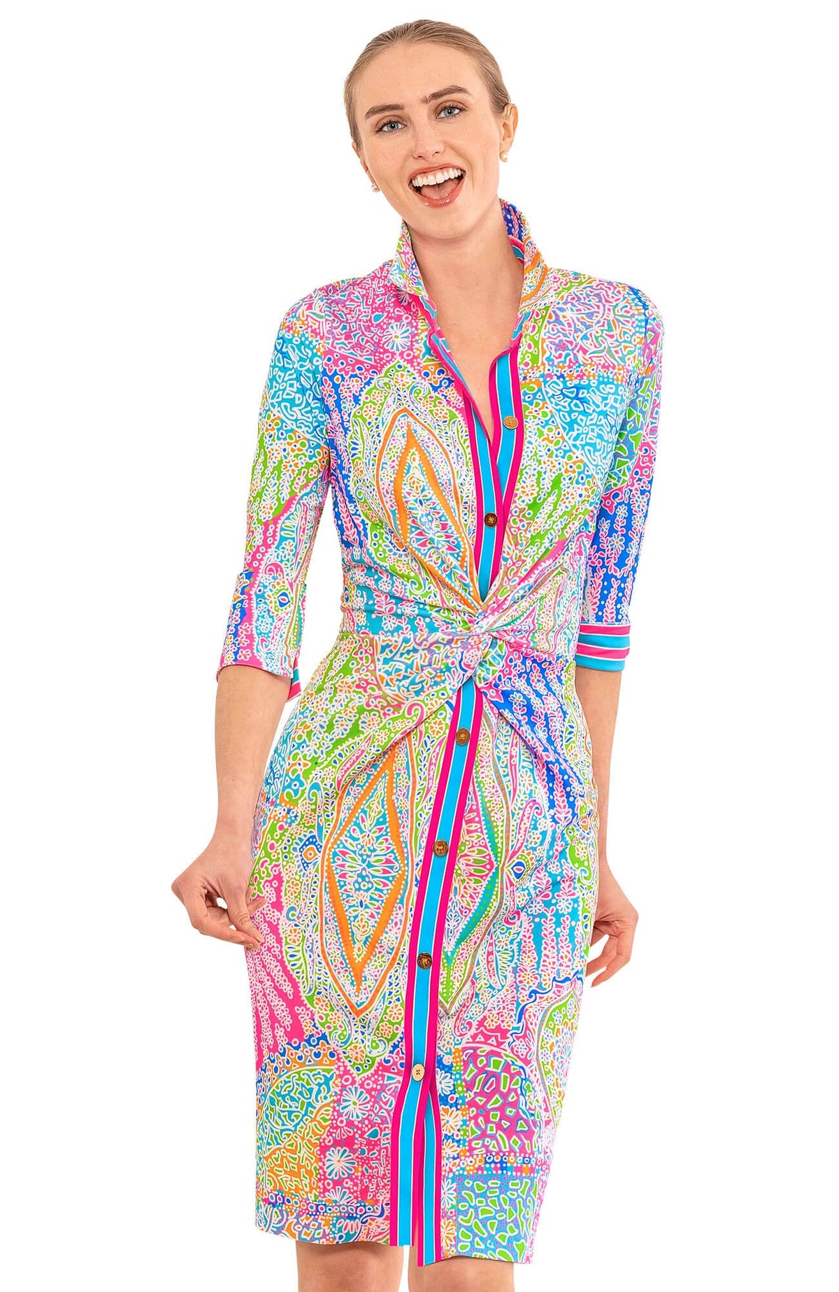 Twist &amp; Shout Dress - Grand Bazaar (Pre-Order) Brights