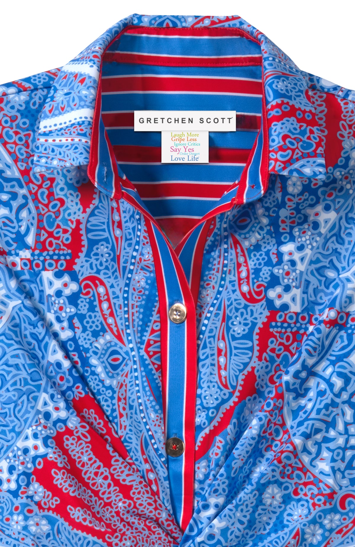 Twist &amp; Shout Dress - Grand Bazaar Blues