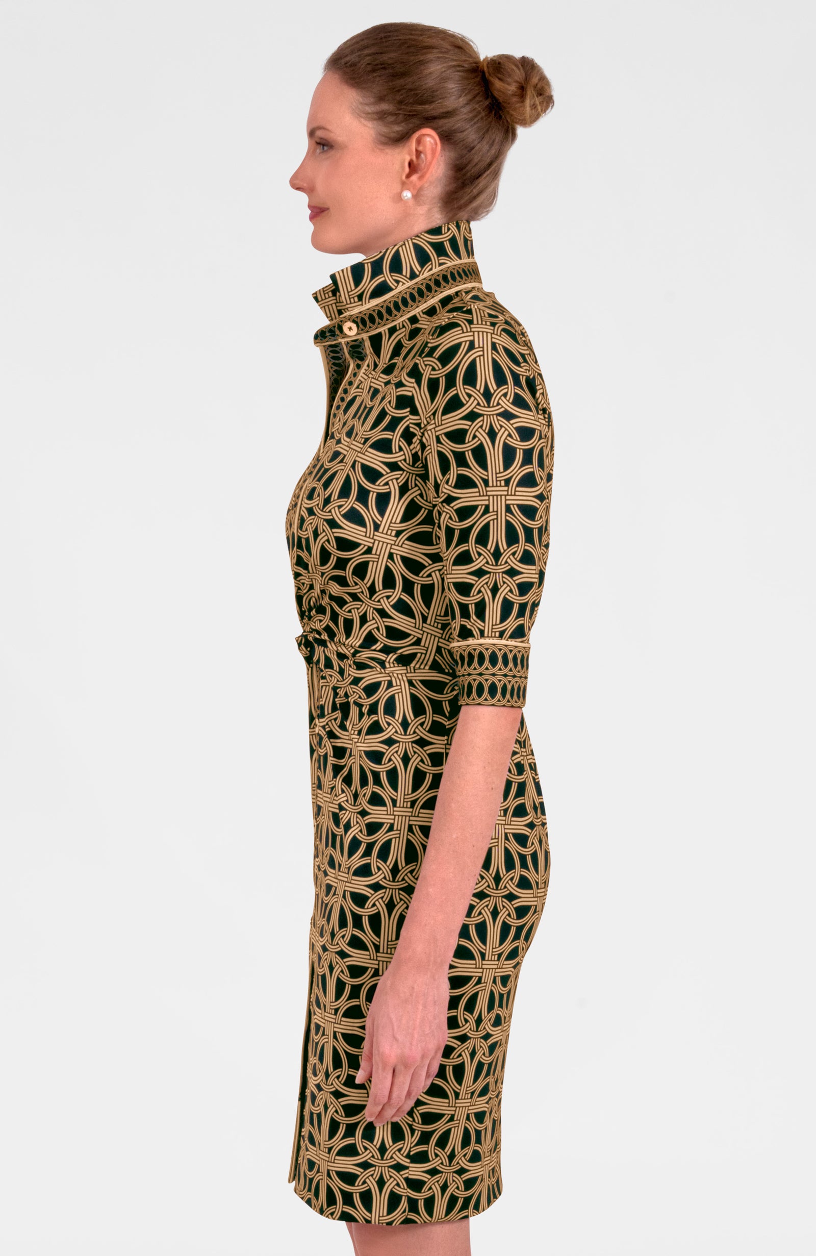 Twist & Shout Dress - Ring Toss Black