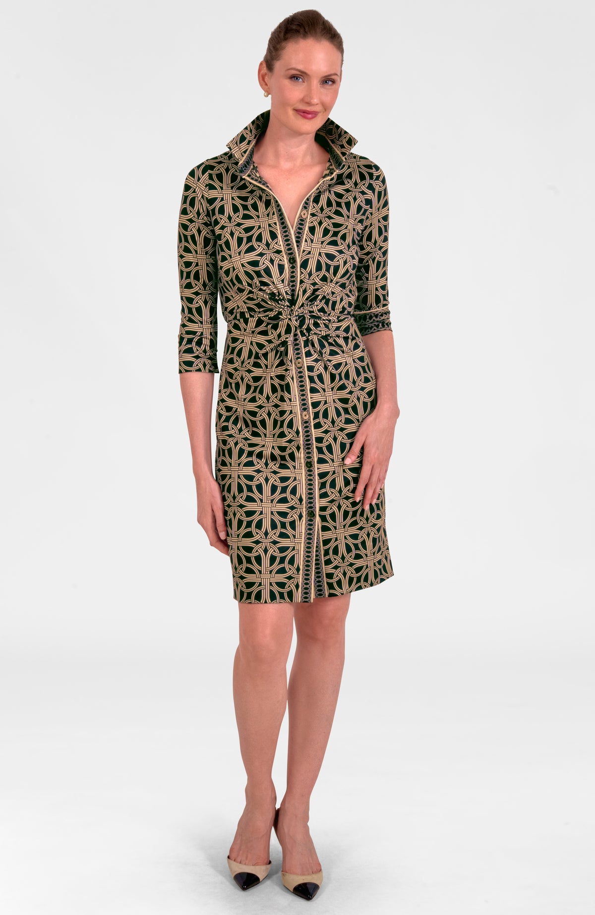Twist &amp; Shout Dress - Ring Toss Black