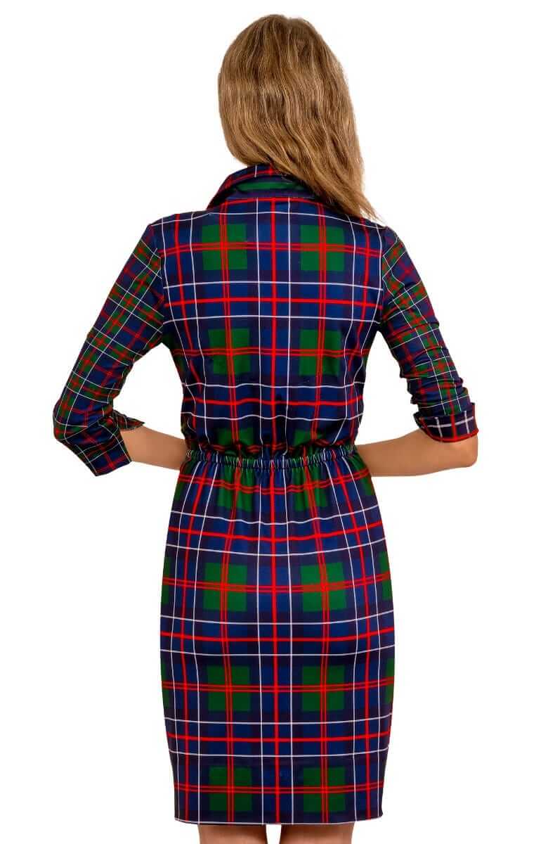 Twist &amp; Shout Dress - Balmoral Plaid Multi