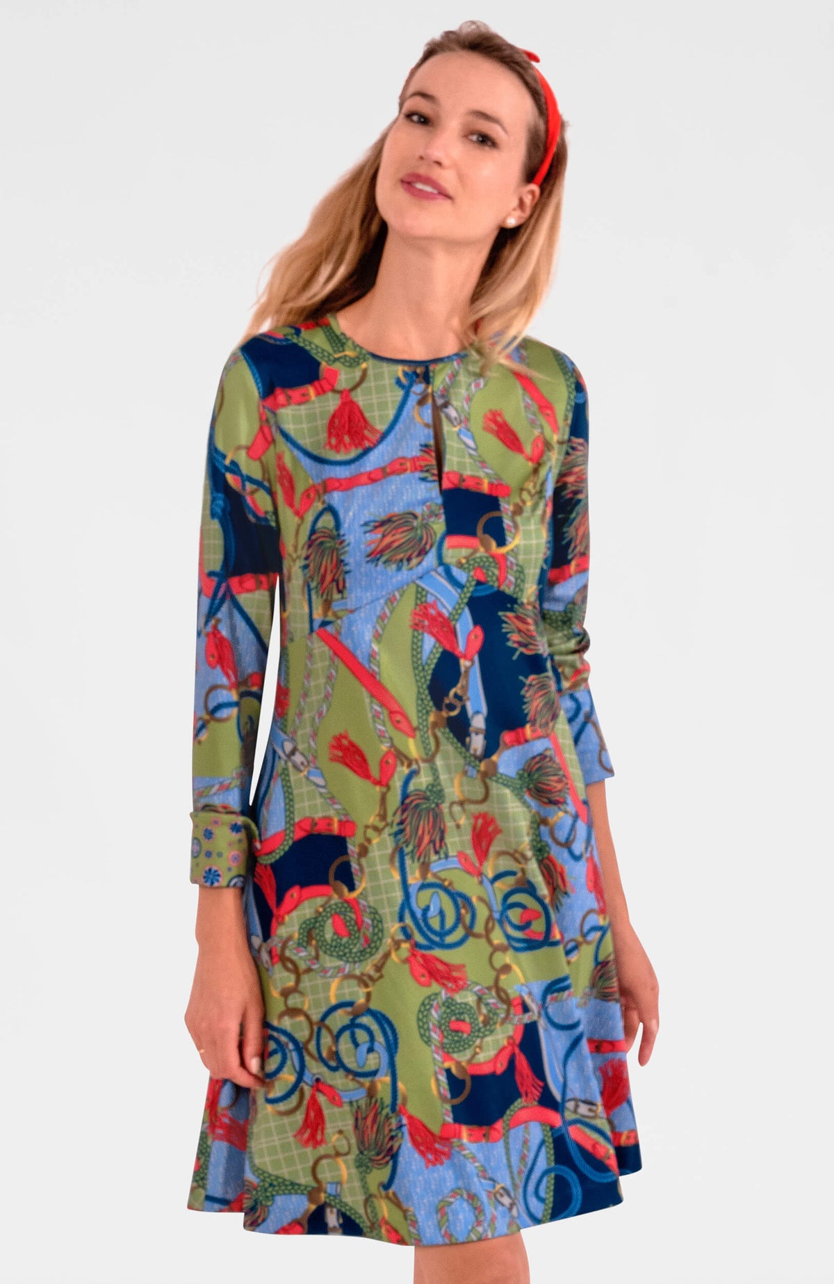 Twirly Whirly Dress - Ditto Olive