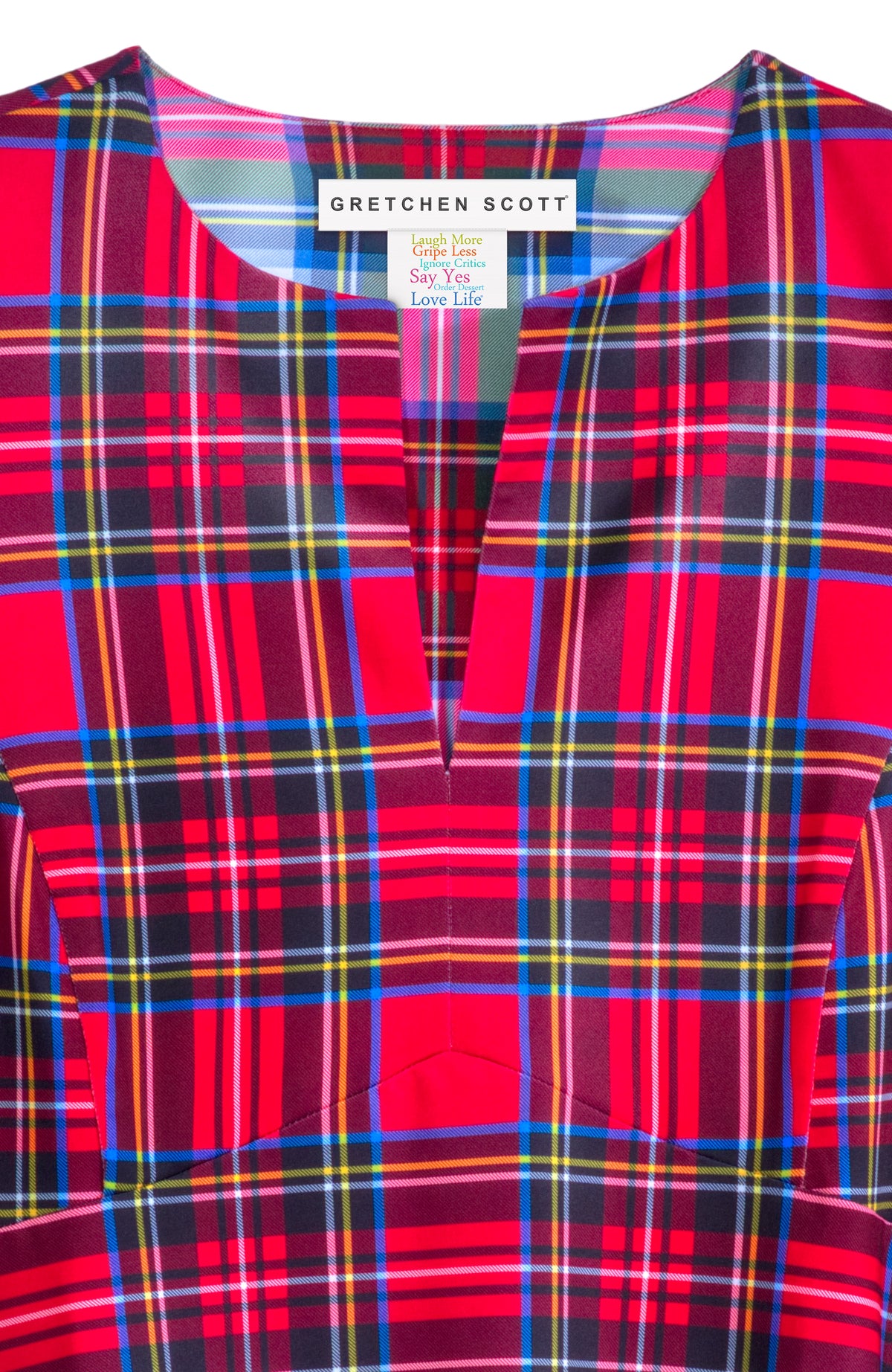 Twirly Whirly Dress - Duke Of York Red Multi