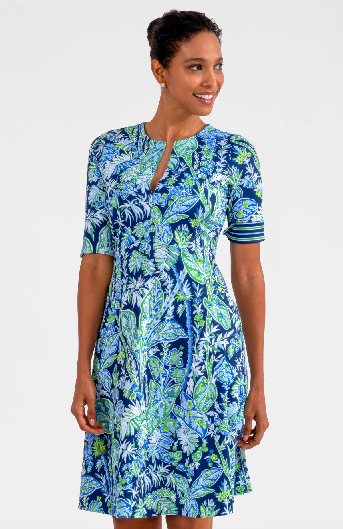 Twirly Whirly Dress - Vintage Vines