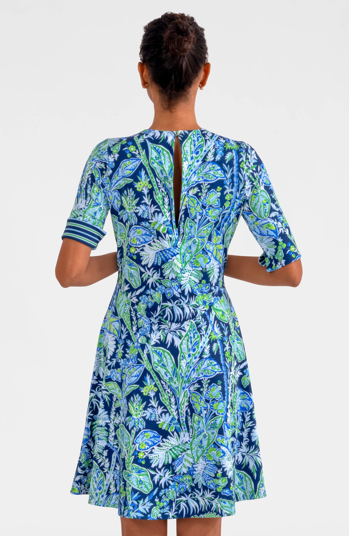 Twirly Whirly Dress - Vintage Vines