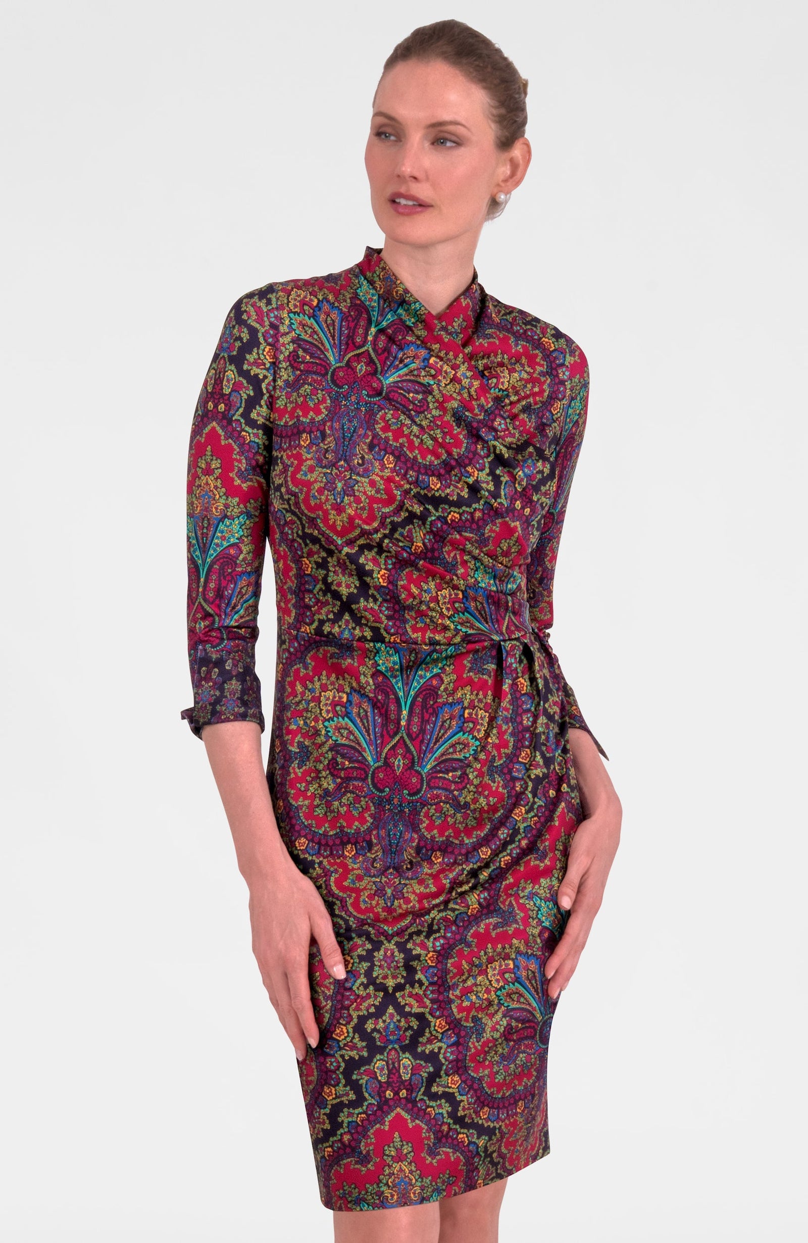 Wrapsody Dress - Passion Paisley Black