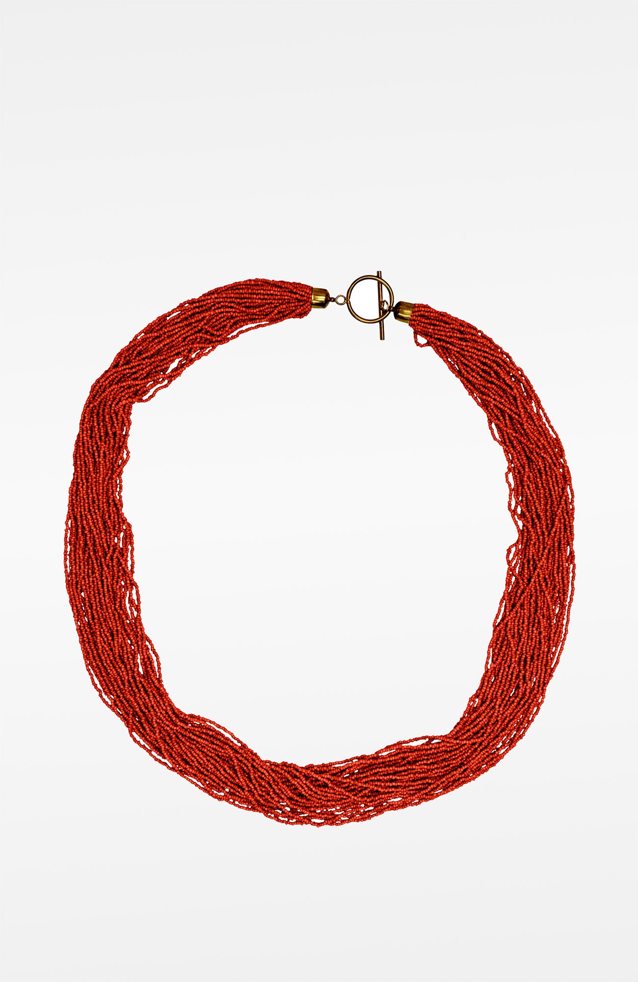 Itzy Bitzy Necklace Coral One Size