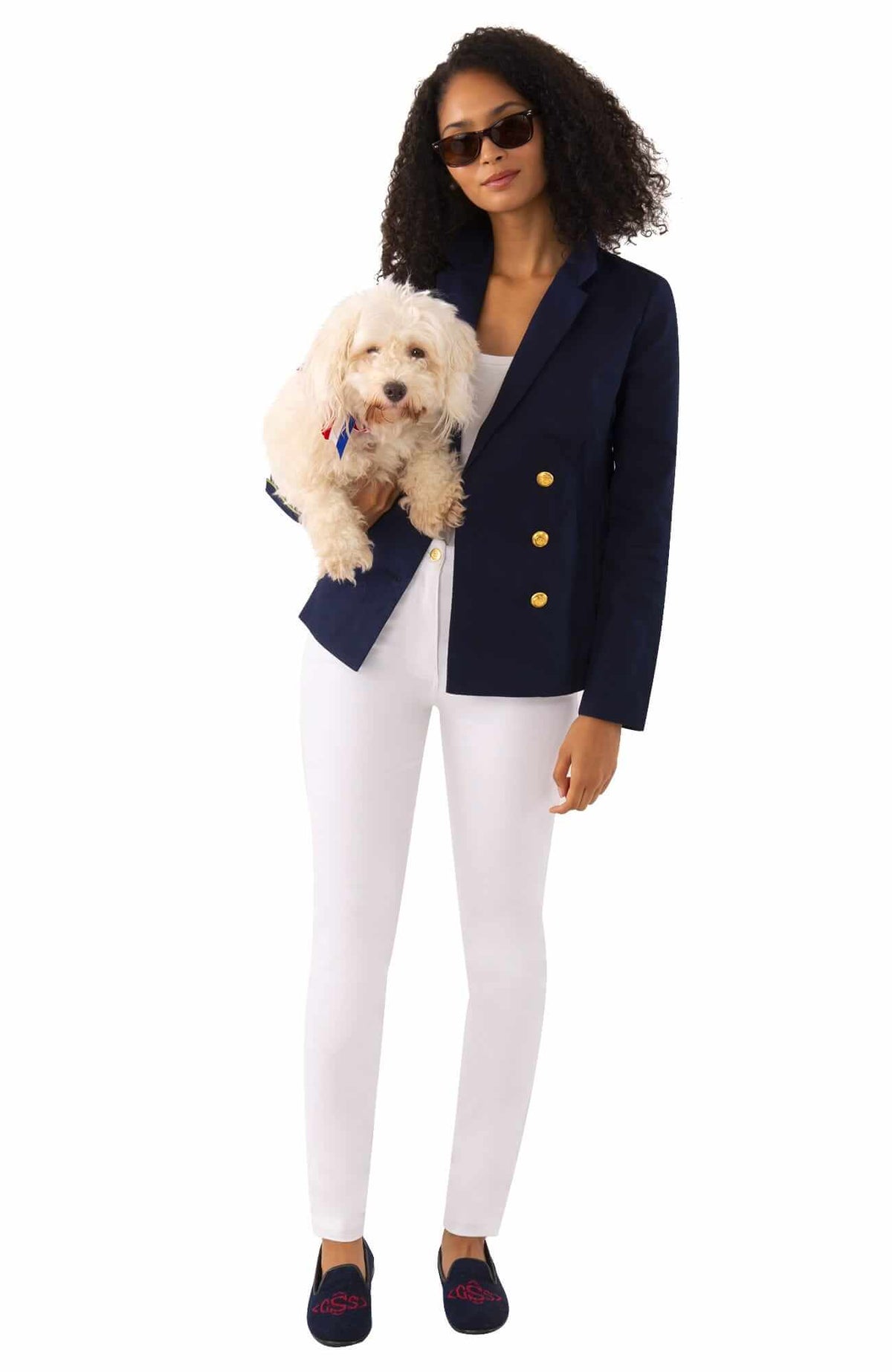 Ships Ahoy Blazer Navy