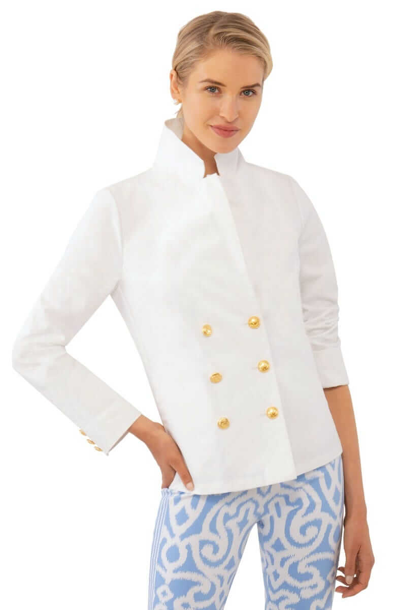 Ships Ahoy Blazer - Final Sale White