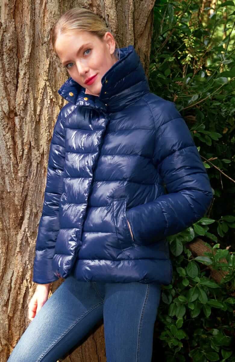 Cloud Nine Puffer Jacket - Final Sale Navy